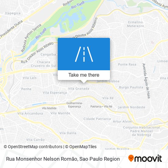 Rua Monsenhor Nelson Romão map