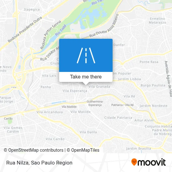 Rua Nilza map