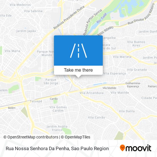 Rua Nossa Senhora Da Penha map