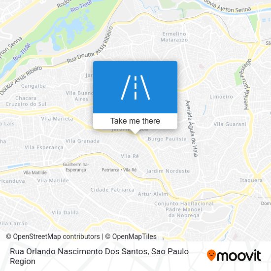 Rua Orlando Nascimento Dos Santos map