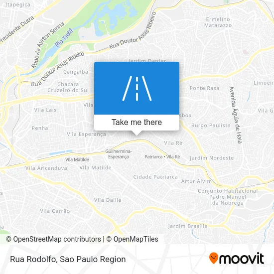 Rua Rodolfo map
