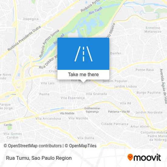 Rua Tumu map