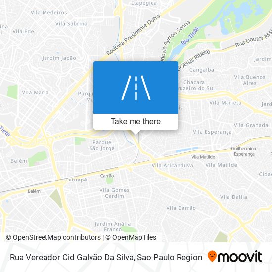 Rua Vereador Cid Galvão Da Silva map