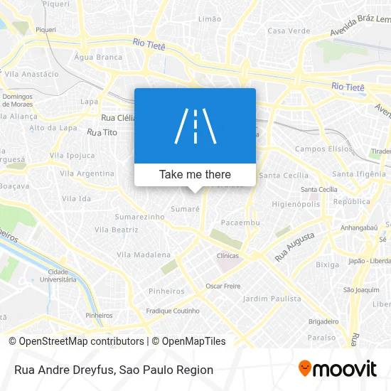 Rua Andre Dreyfus map