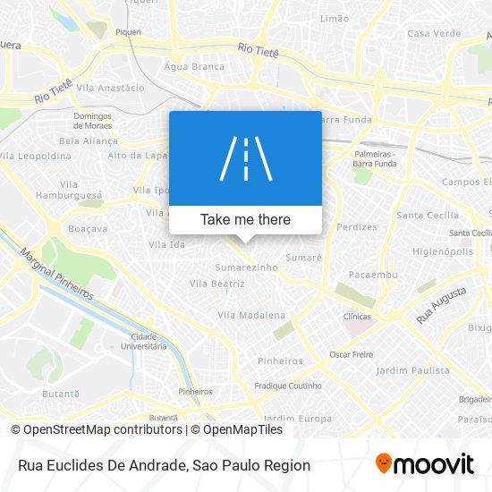 Rua Euclides De Andrade map