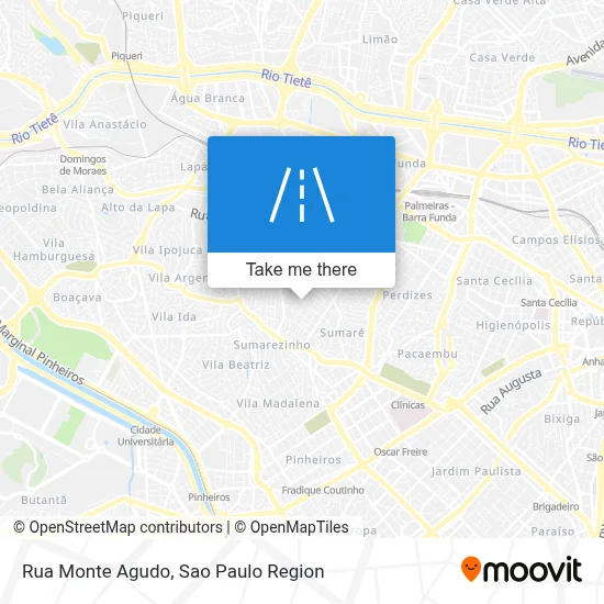 Rua Monte Agudo map