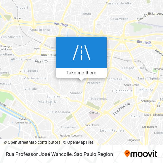 Rua Professor José Wancolle map