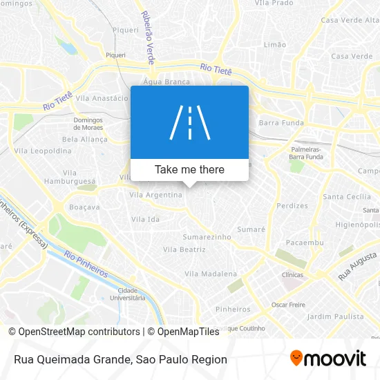 Rua Queimada Grande map