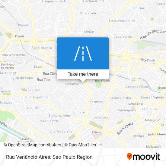 Rua Venâncio Aires map
