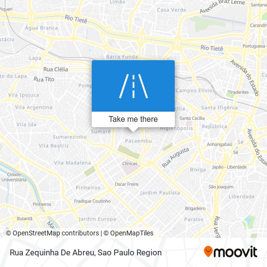 Rua Zequinha De Abreu map