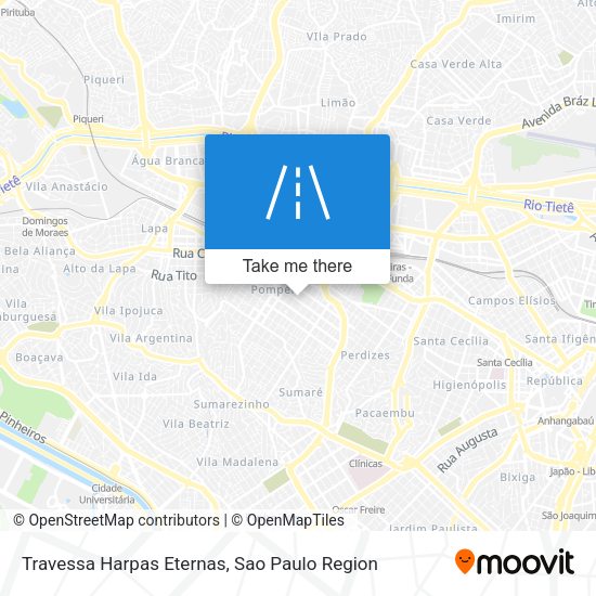 Travessa Harpas Eternas map