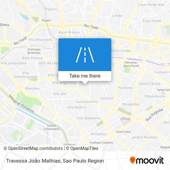 Travessa João Mathias map