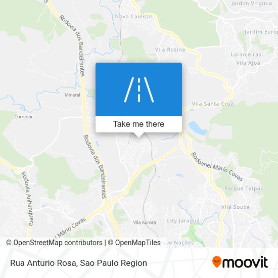 Rua Anturio Rosa map