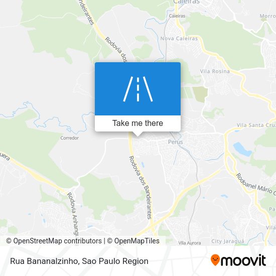 Rua Bananalzinho map