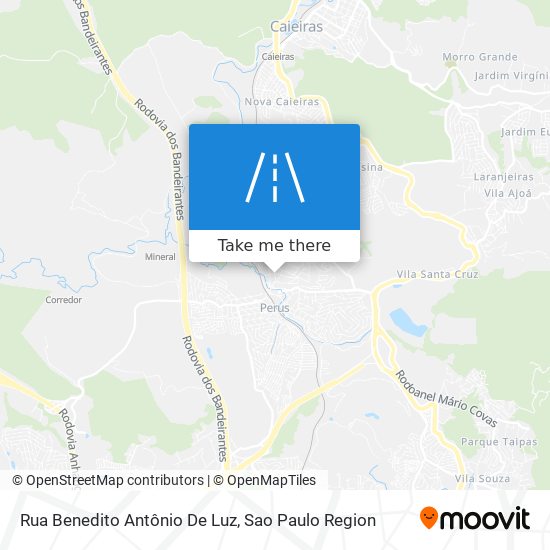 Rua Benedito Antônio De Luz map