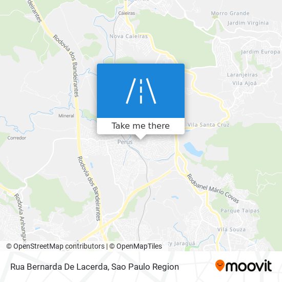 Mapa Rua Bernarda De Lacerda