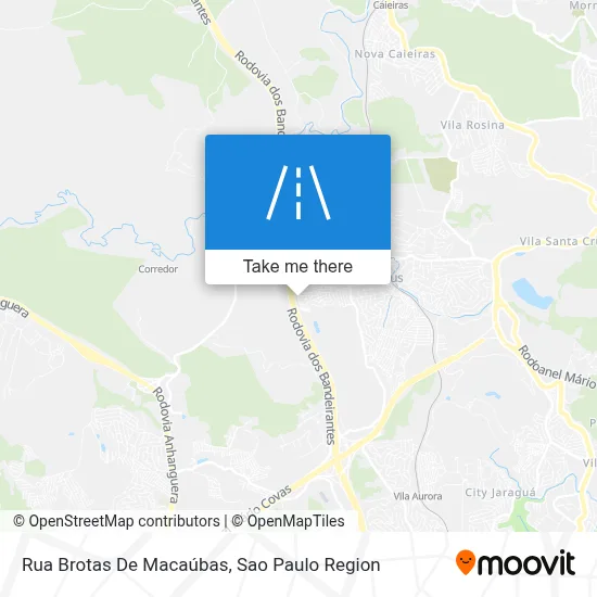 Rua Brotas De Macaúbas map