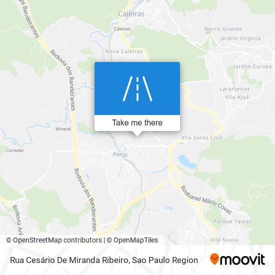 Rua Cesário De Miranda Ribeiro map