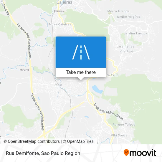 Rua Demifonte map