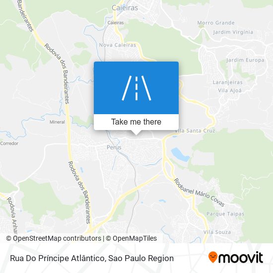 Rua Do Príncipe Atlântico map