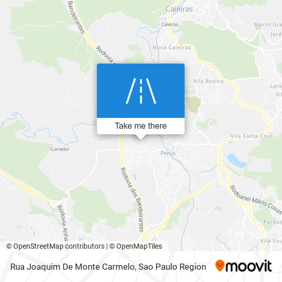 Mapa Rua Joaquim De Monte Carmelo