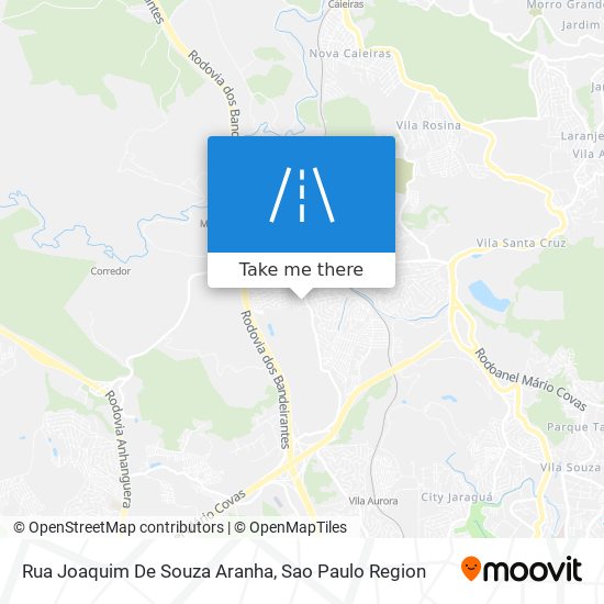 Mapa Rua Joaquim De Souza Aranha