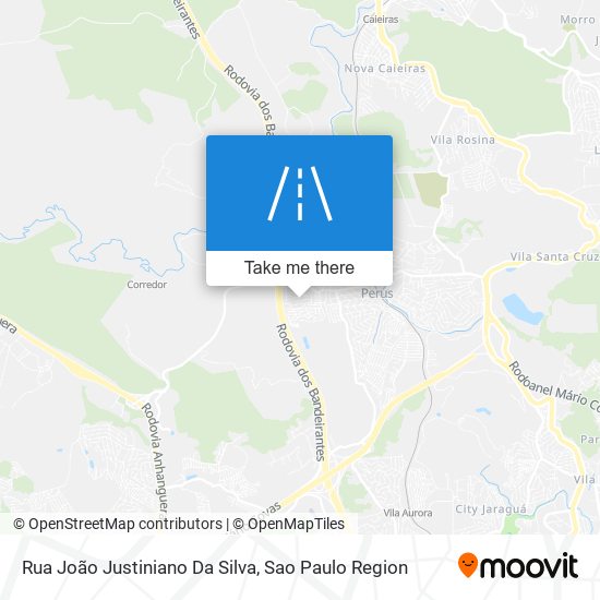 Mapa Rua João Justiniano Da Silva