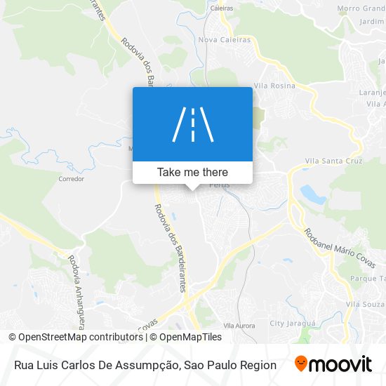 Mapa Rua Luis Carlos De Assumpção