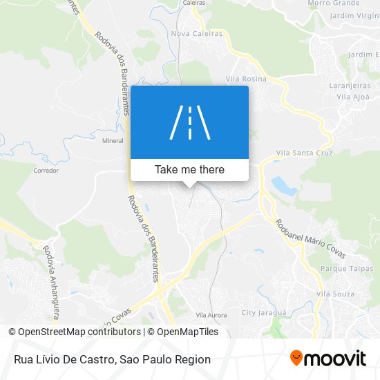 Mapa Rua Lívio De Castro