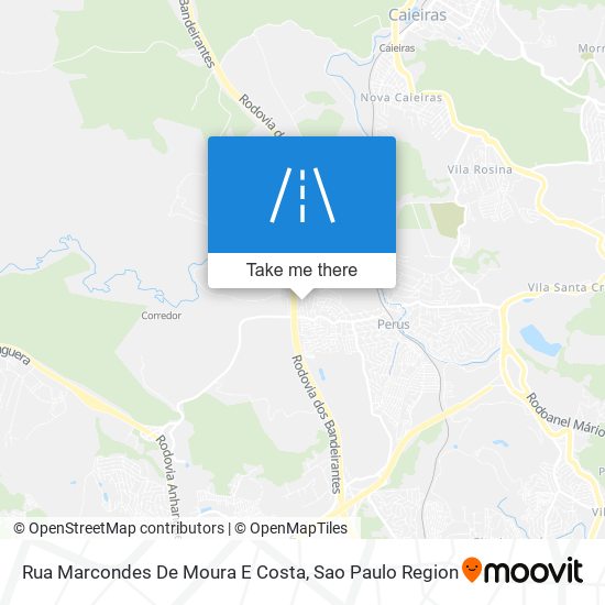 Mapa Rua Marcondes De Moura E Costa