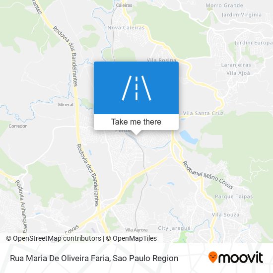 Rua Maria De Oliveira Faria map