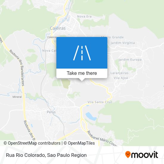 Rua Rio Colorado map