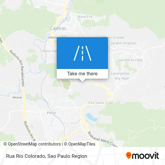 Rua Rio Colorado map