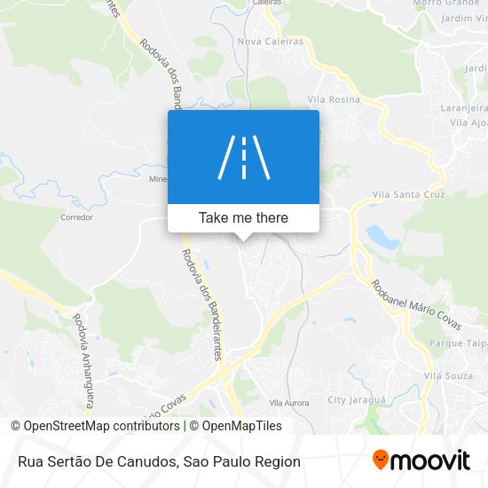 Rua Sertão De Canudos map
