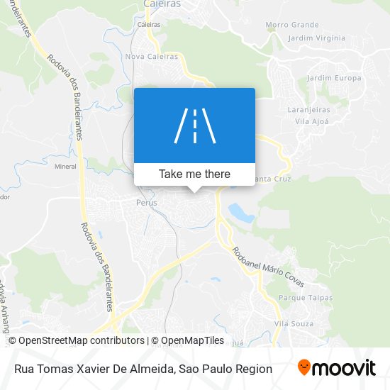 Rua Tomas Xavier De Almeida map