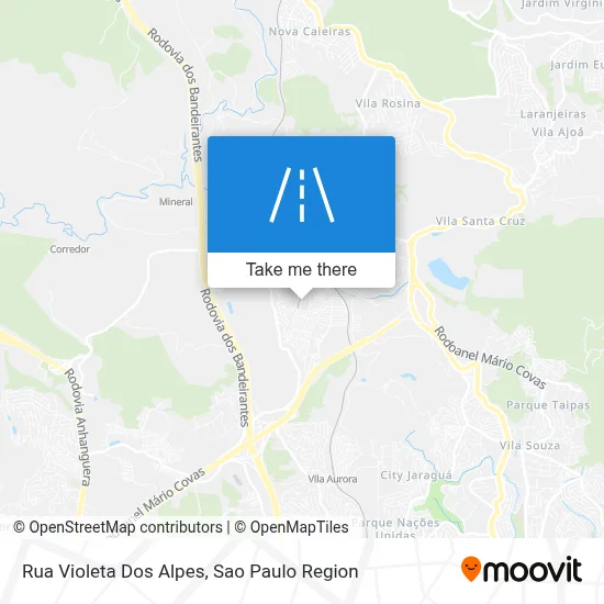 Rua Violeta Dos Alpes map