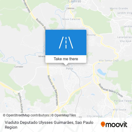 Viaduto Deputado Ulysses Guimarães map