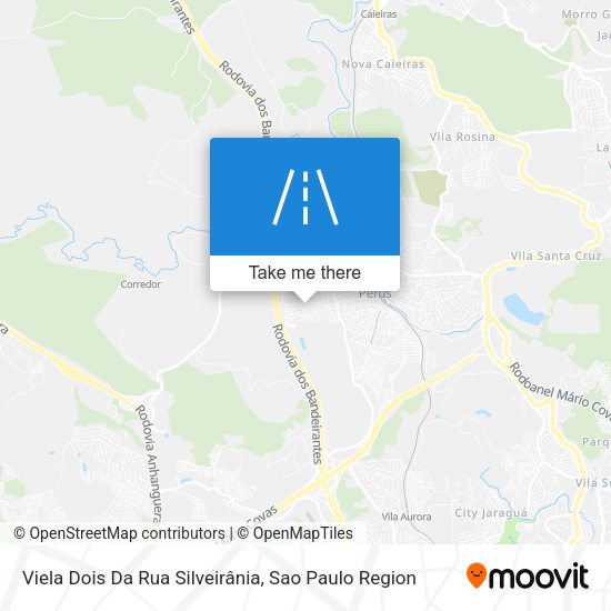 Viela Dois Da Rua Silveirânia map