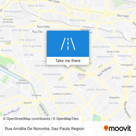 Rua Amália De Noronha map