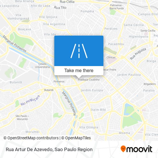 Rua Artur De Azevedo map