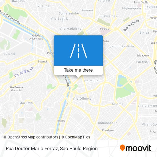 Rua Doutor Mário Ferraz map