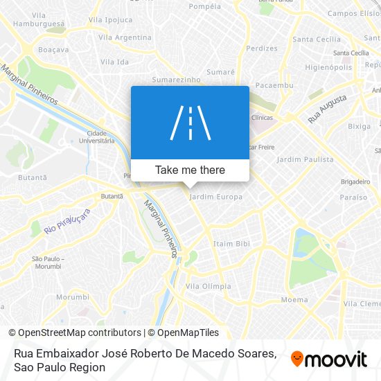 Rua Embaixador José Roberto De Macedo Soares map