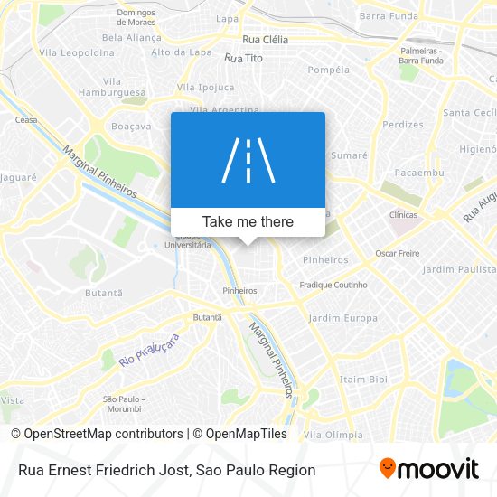 Rua Ernest Friedrich Jost map