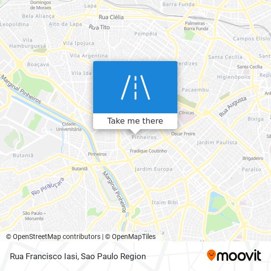 Mapa Rua Francisco Iasi