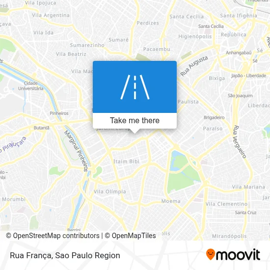 Rua França map