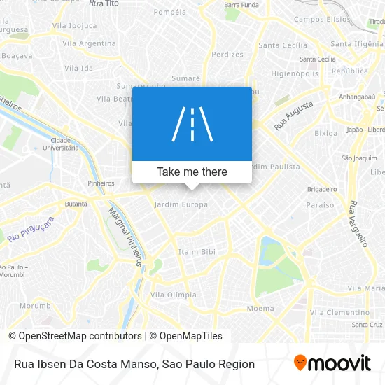 Rua Ibsen Da Costa Manso map