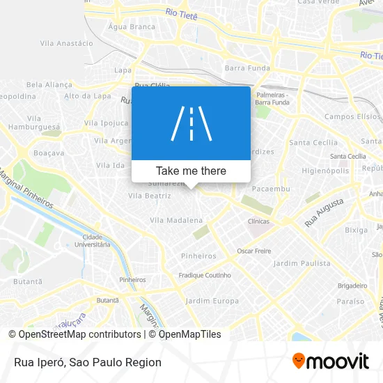 Rua Iperó map