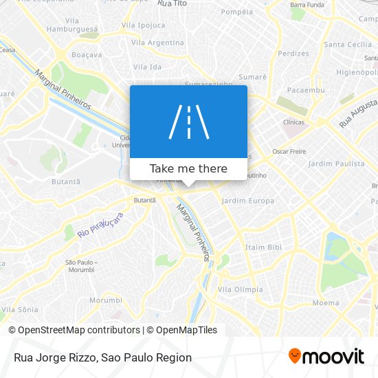 Rua Jorge Rizzo map