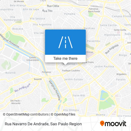 Rua Navarro De Andrade map