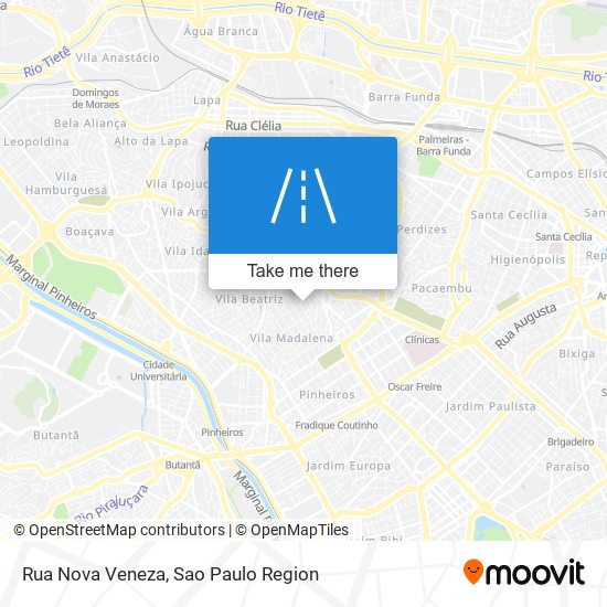 Rua Nova Veneza map